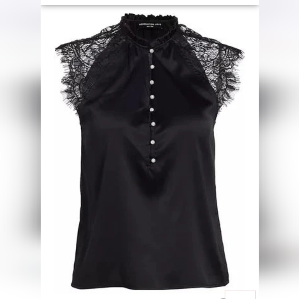 GENERATION LOVE BRIGITTE LACE BLOUSE - Picture 3 of 8